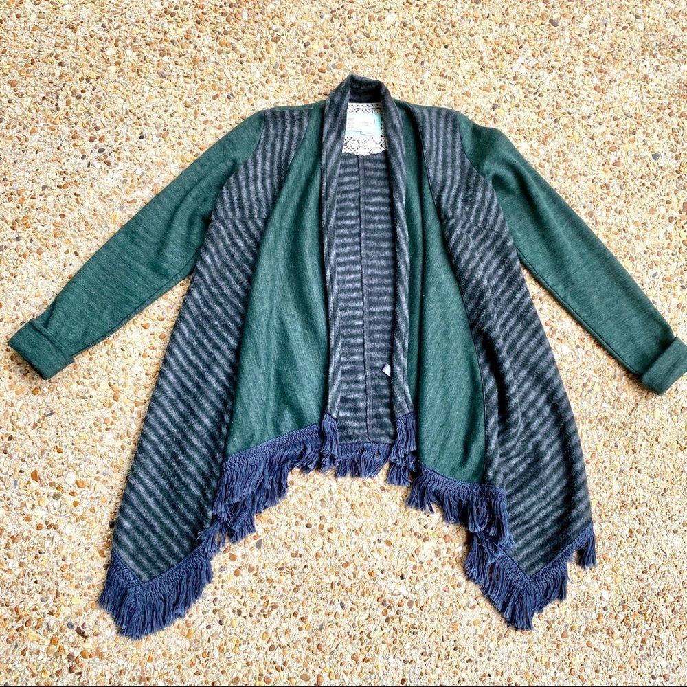 Anthro Saturday Sunday Elise Blanket Cardigan Size S